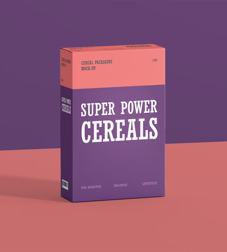 Breakfast Cereal Boxes